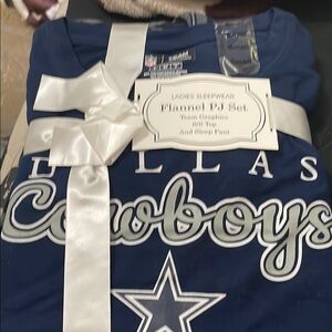 NFL Dallas Cowboys Ladies Sleepwear Set - Blue